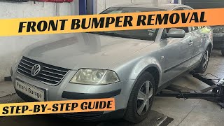 VW Passat B5.5 Front Bumper removal replacement