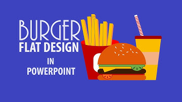 PowerPoint Tutorial- Burger Flat Design in PowerPoint