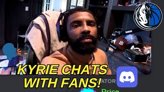 Kyrie Irving gets REAL on Discord! 👀 💬