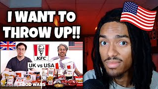 AMERICAN REACTS To US vs UK KFC! | VERY SHOCKING