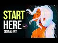 Start here with digital art  step by step tutorial