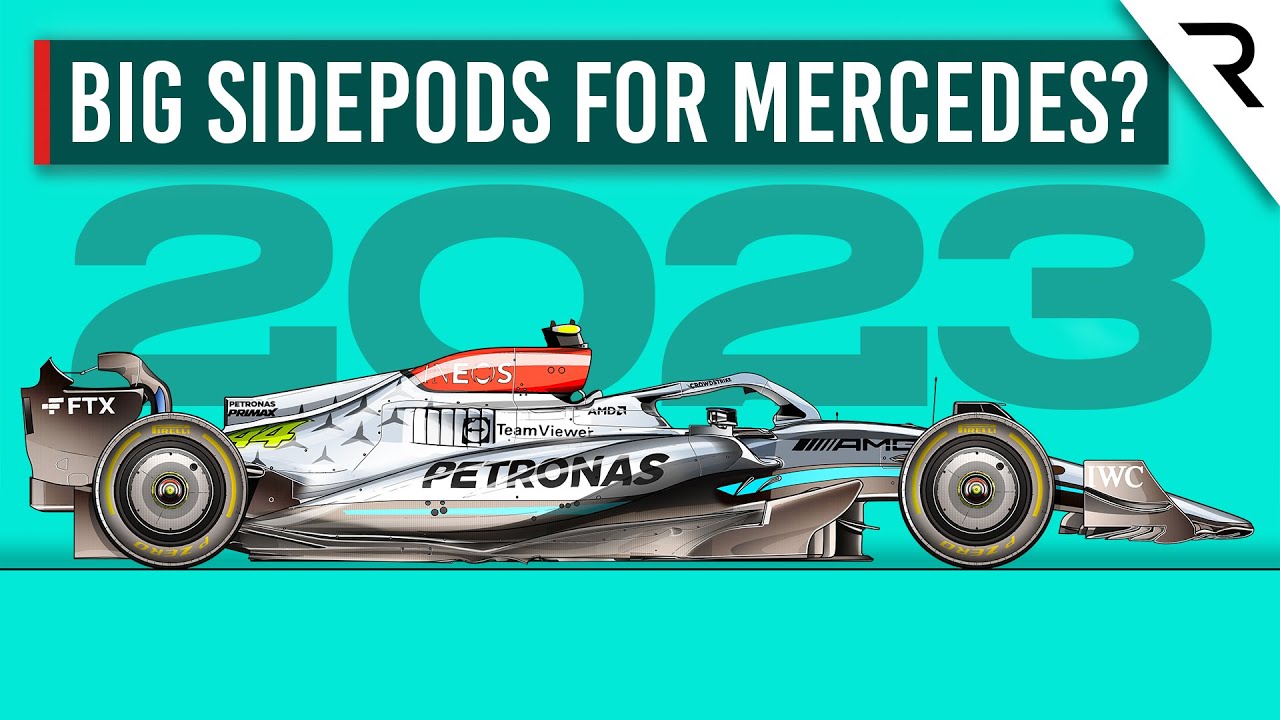 F1 23 already has the updated Merc sidepods or is it just the FOM car? :  r/F1Game