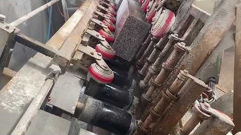 Automatic Curbstone chamfer and grinding machine - Automatik Bordsteinkantenfase und Schleifmaschine