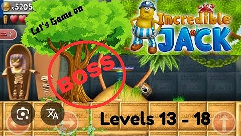 Incredible jack jump Run Levels 13 - 18 + BOSS Android Gameplay 