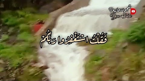 فقلت استغفروا ربكم انه كان غفارا/حالات واتس اب دينيه قران كريم /جديد مقاطع استغرام 2021