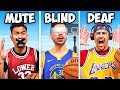 Impossible MUTE BLIND and DEAF Basketball Challenges