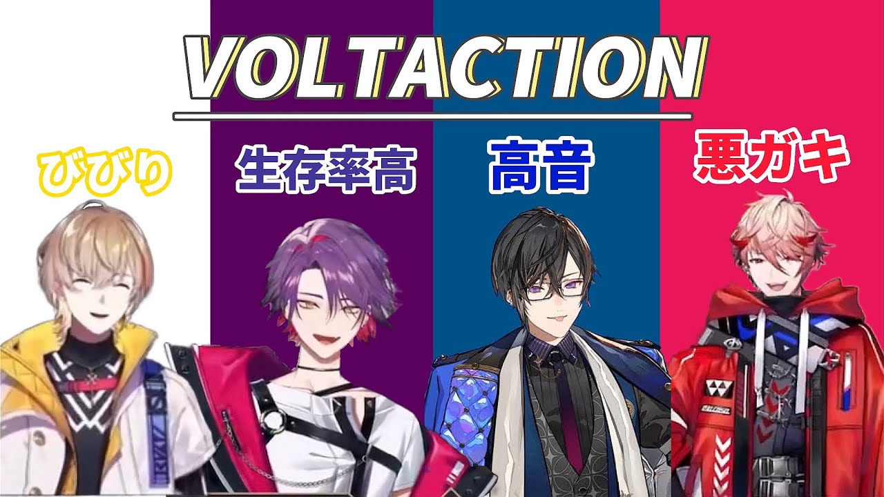 【4視点】新人ライバーVOLTACTIONコラボの面白いところまとめ【風楽奏斗/渡会雲雀/四季凪アキラ/セラフ・ダズルガーデン/VOLTACTION/にじさんじ/切り抜き】