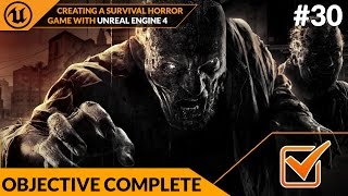 Objective Complete Popup - 30 Creating A Survival Horror (Unreal Engine 4)