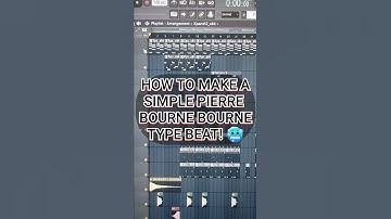 How to make a SIMPLE Pierre Bourne Type Beat from scratch in FL Studio! #shorts