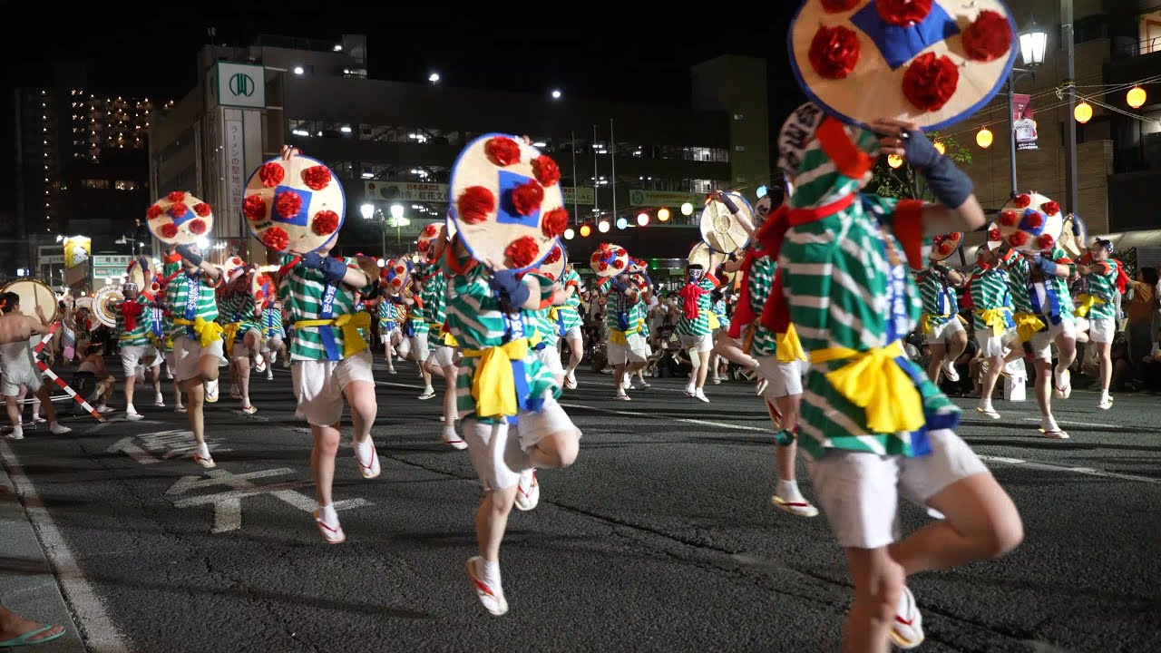 民俗文化サークル 四方山会 📍山形花笠まつり 2023-08-05T21:25 - YouTube