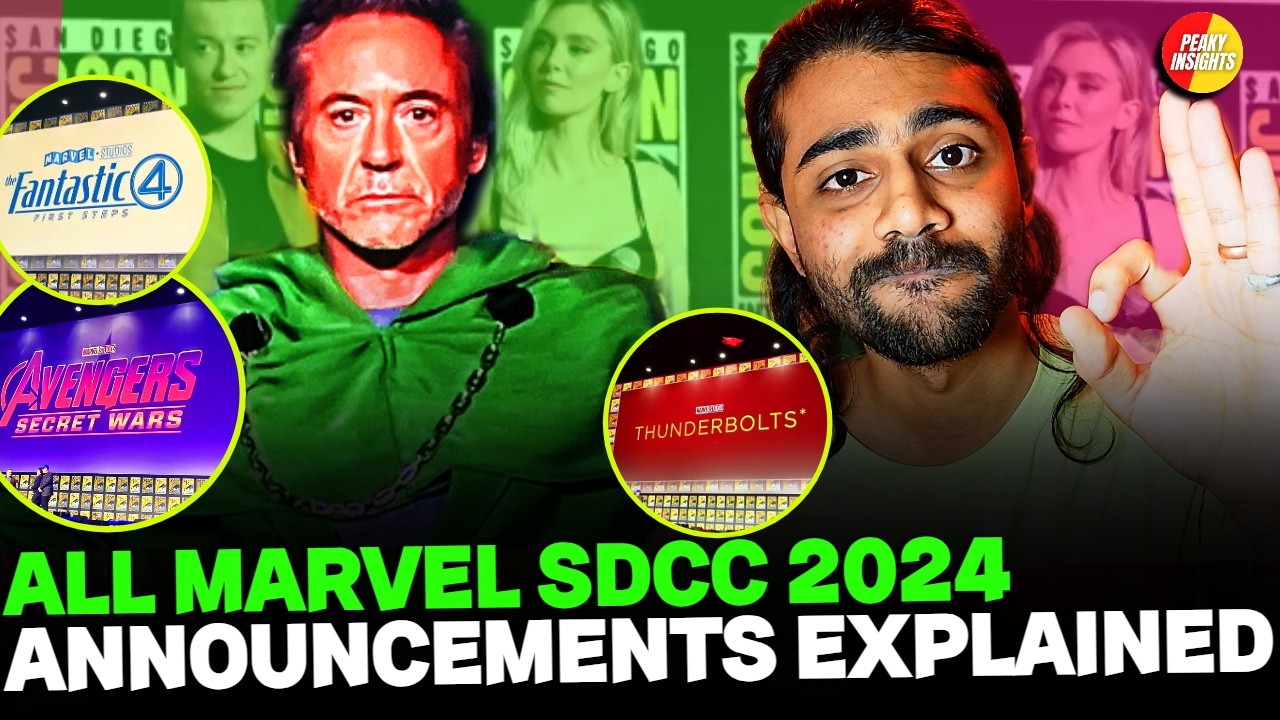 All Marvel Plans at SDCC 2024 EXPLAINED - RDJ back in MCU, Doomsday, Secret Wars, Russo Brothers