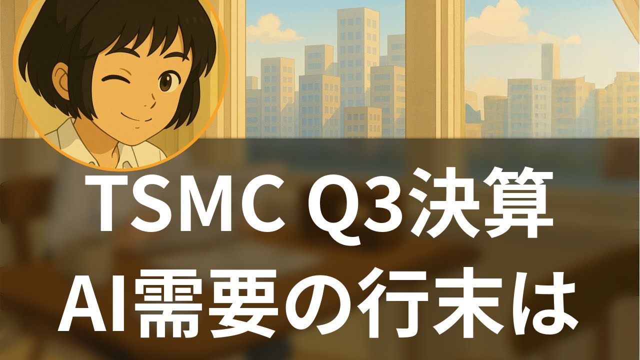 【特集】TSMC Q3決算 純利益39%増でAI需要を証明【海外メディア超多読ラジオ】