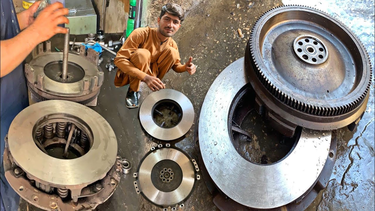 Resurface of Pressure Plate of a Heavy Duty Vehicle Amazing Skills