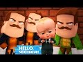 Minecraft - BOSS BABY & HELLO NEIGHBOUR GET REVENGE!