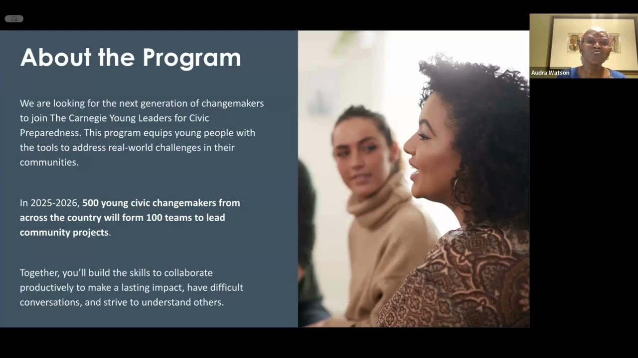 Carnegie Young Leaders: Info Session, May 2025