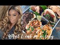 VLOG | WHAT I EAT IN A DAY + LUNCH DATE + COOK WITH ME