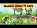 Mini Militia Sniping Against Pro Players AWM 1 Vs 2 Clutch Immortal Warrior Sniper Outpost 