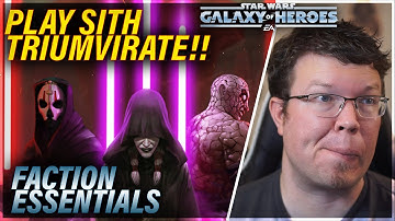 Faction Essentials: SITH TRIO - MODDING, STRATEGY, ZETAS