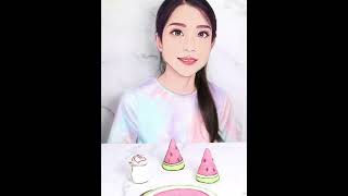 Comic Watermelon Chiffon Cake