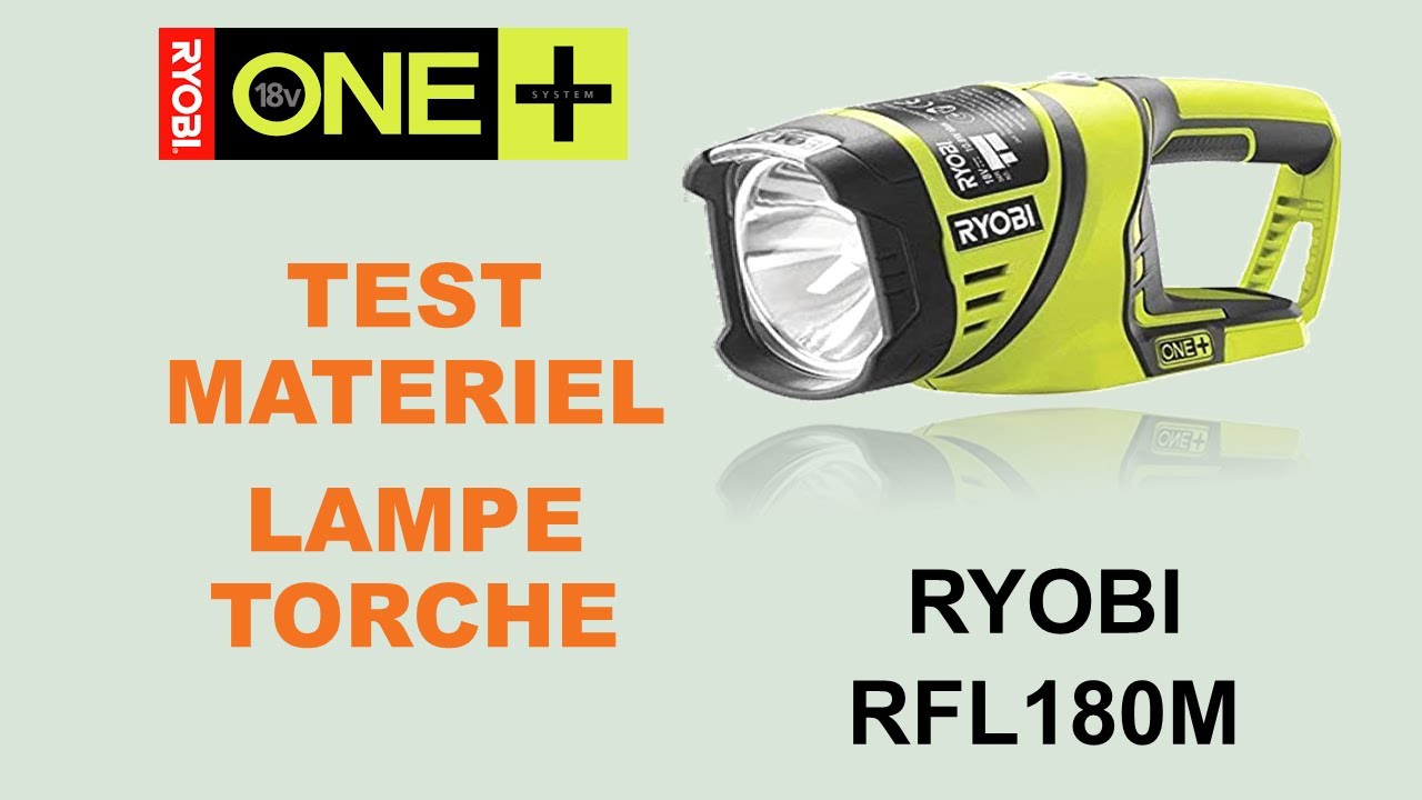 Lampe Torche RYOBI 18V ONE+ RFL180M 