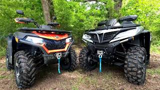 2020 CFMoto CForce 800 vs 600 on the Trails | 2 seat vs 1 seat