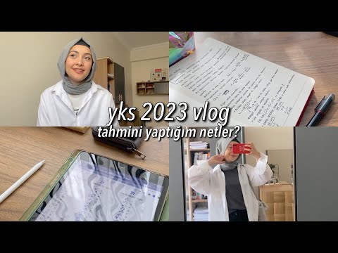 yks 2023 vlogu 🤠 || ortalama kaç net yaptım? #yks2023