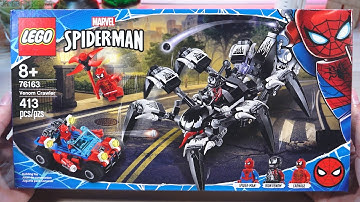 Pure build 🔊 LEGO Spider-Man Venom Crawler 76163 ASMR