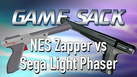 NES Zapper vs Sega Light Phaser - Review - Game Sack
