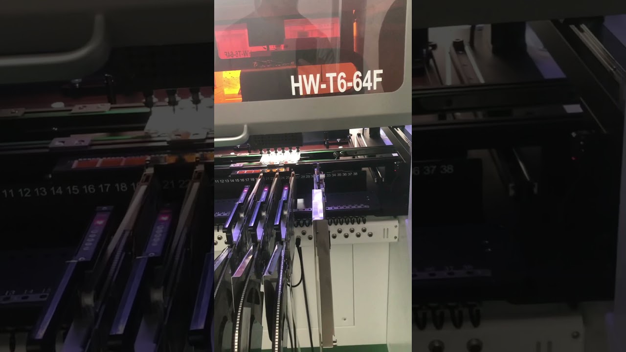 HWGC 6 head machine HW-T6-64F, real speed testing for customer, 12000cph