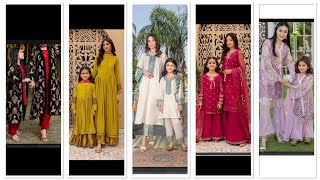 beautiful mother and daughter matching dress design ideas for eid #fashionstyle