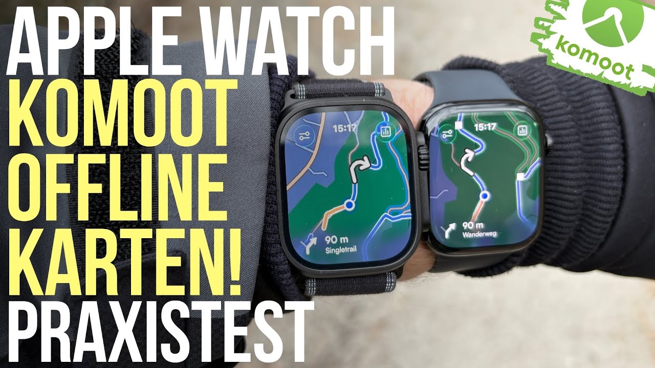 Neue Apple Watch Komoot App - Komoot Navigation auf einem neuen Level!