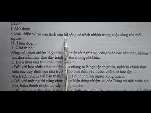 Video Đề thi tuyển sinh lớp 10 môn văn tỉnh Thái Bình - youtube