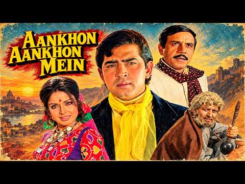 आँखों ही आँखों में हो गया प्यार ❤️ Aankhon Aankhon Mein (1972) | Rakesh Roshan, Rakhee | Full Movie