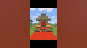 How to make a minecraft Throne | #minecraft #trending #builthrone #shorts |