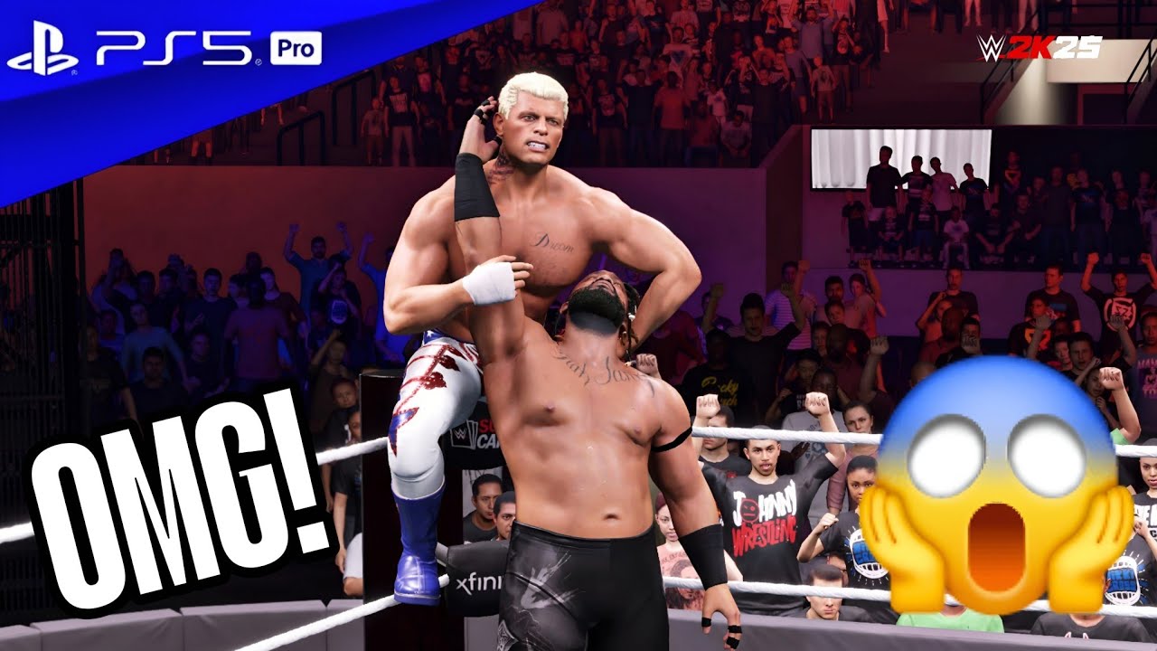 WWE 2K25 - Cody Rhodes vs. Jacob Fatu No Holds Barred Match at WrestleMania 42 | PS5 Pro [4K60 HDR]
