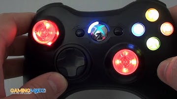 Xbox 360 Illuminating Buttons Exclusively at GamingModz.com