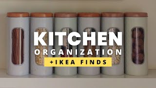 Easy KITCHEN ORGANIZATION Ideas | Minimalist Kitchen Organization Hacks + Affordable IKEA Must Haves