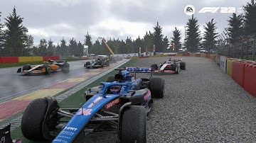 F1 22 AI Crashes and Mistakes Compilation #4