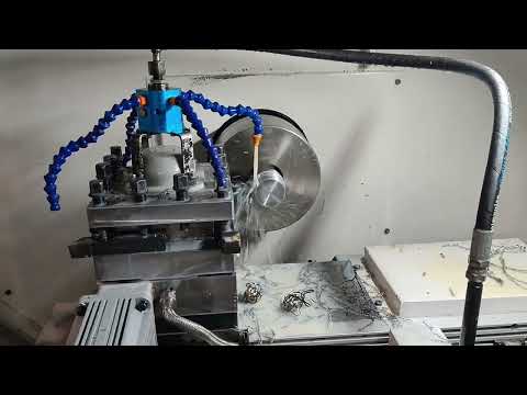 Turning on two lathes