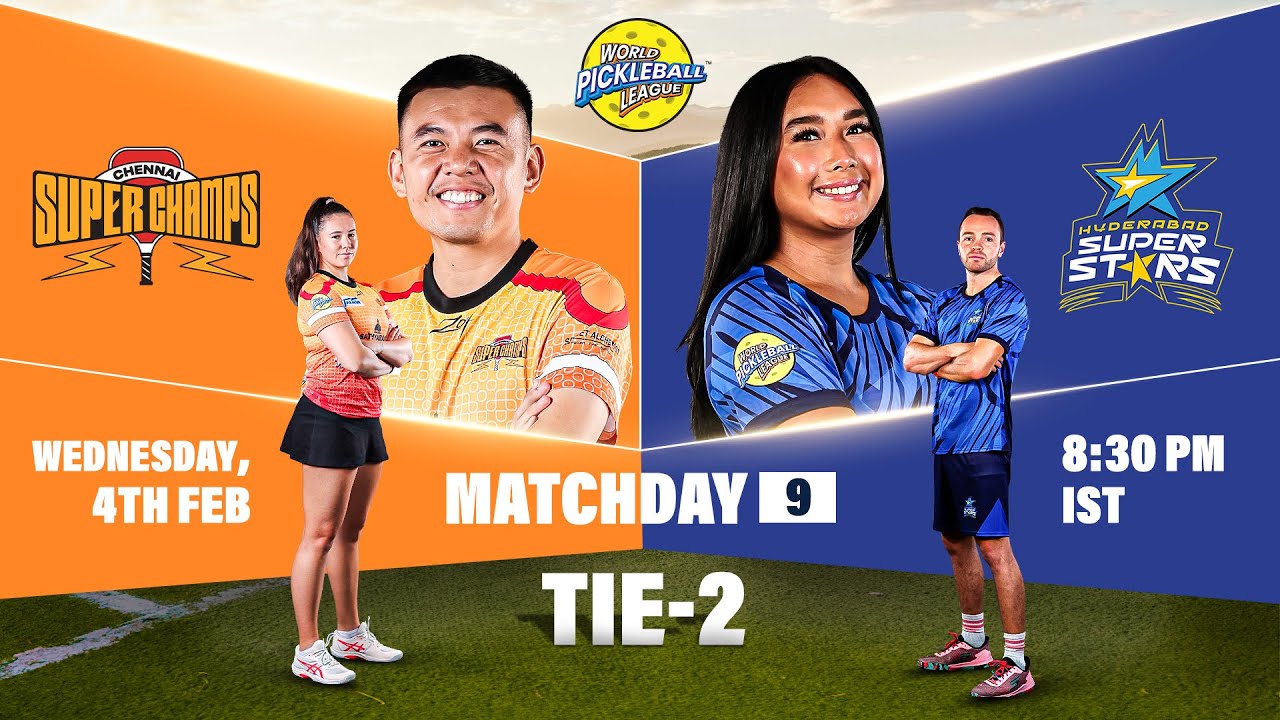 Chennai vs Hyderabad | World Pickleball League Season 2 | Day 9 Tie 2