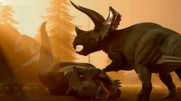 T-Rex vs Triceratops