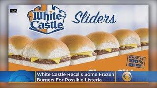 White Castle Recalls Some Frozen Burgers For Possible Listeria Contamination