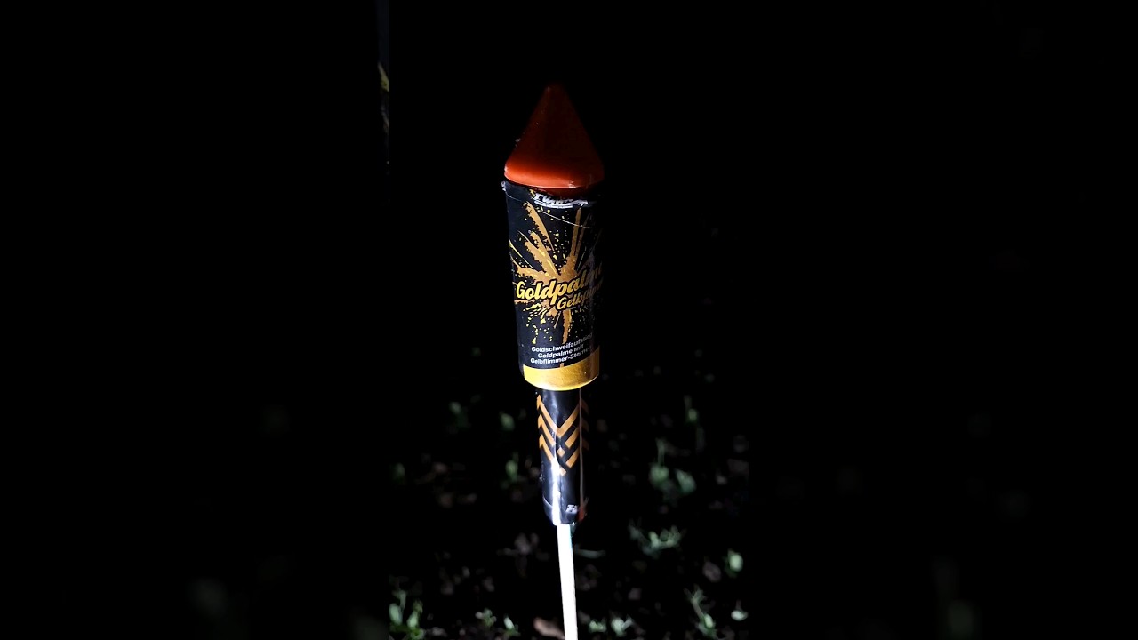 Himmelsstürmer Rakete von Funke (Gelbpalme-Gelbflimmer) 