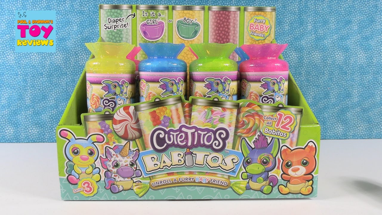 1 Pet 3 Cutetitos Babitos Mystery Pack Squishy Plush Brand New!! 