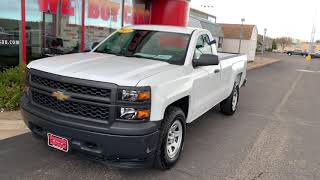 2015 Chevrolet Silverado Reg Cab 4x4 V6 For Sale Wausau, WI Used Cars