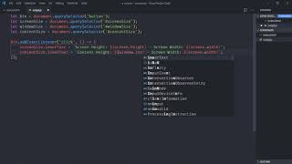 How to Get Screen Size using Javascript.