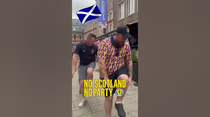 Scotland fans doing the slosh in Germany #scotland #worldcup #fans #football
