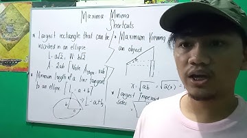 ENGINEERING MATHEMATICS: SHORTCUTS IN MAXIMA-MINIMA APPLICATIONS PART 1