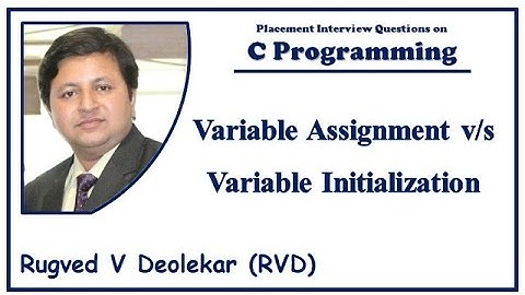 C Question 8: Variable Assignment vs Variable Initialization