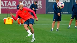 Neymar Jr trains with the best of them